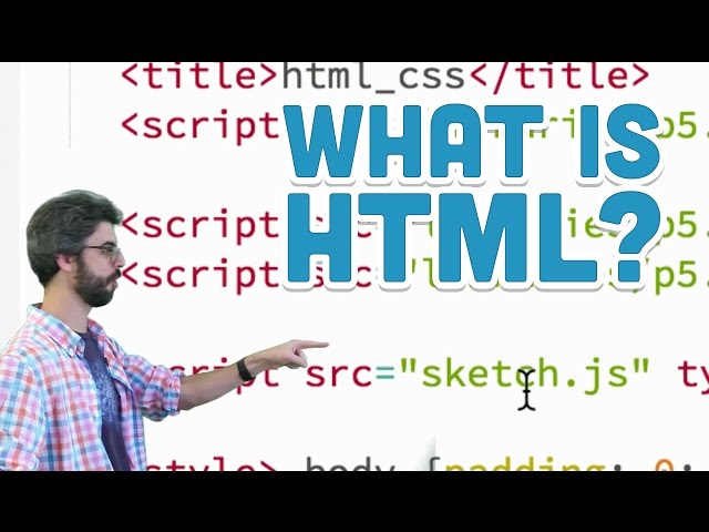 8.1: What is HTML? - p5.js Tutorial