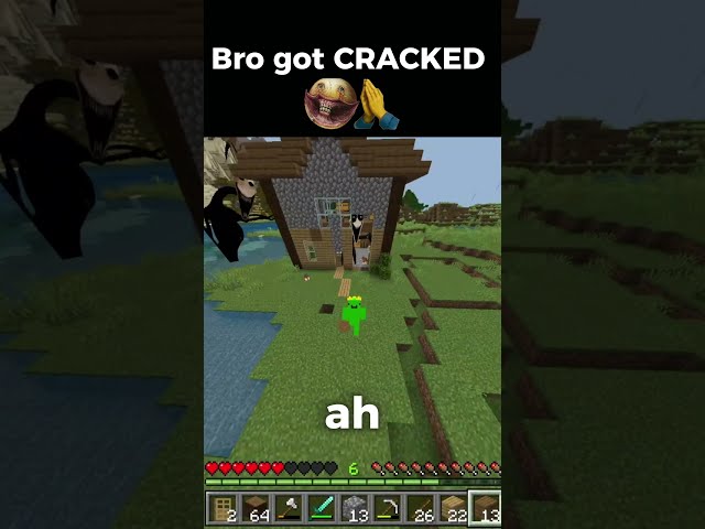 Horror Minecraft but I get CRACKED if I get jumpscared