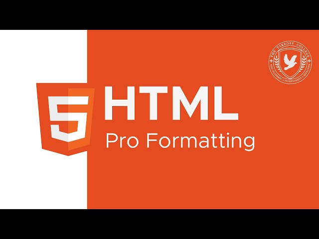 HTML: Advanced Text Formatting