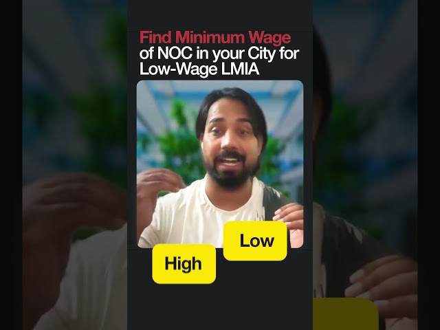 Find the Wage for a Low-Wage LMIA!