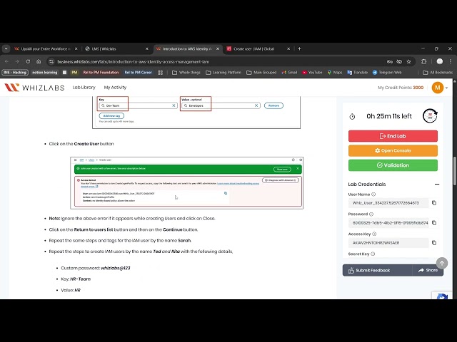 1. AWS IAM Tutorial for Beginner Whizlabs IAM Lab Walkthrough Identity & Access Management Explained