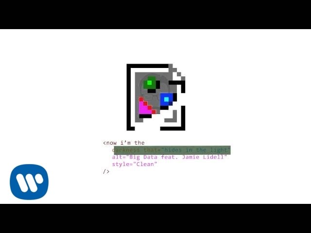 Big Data - "Clean (feat. Jamie Lidell)" [LYRIC VIDEO]