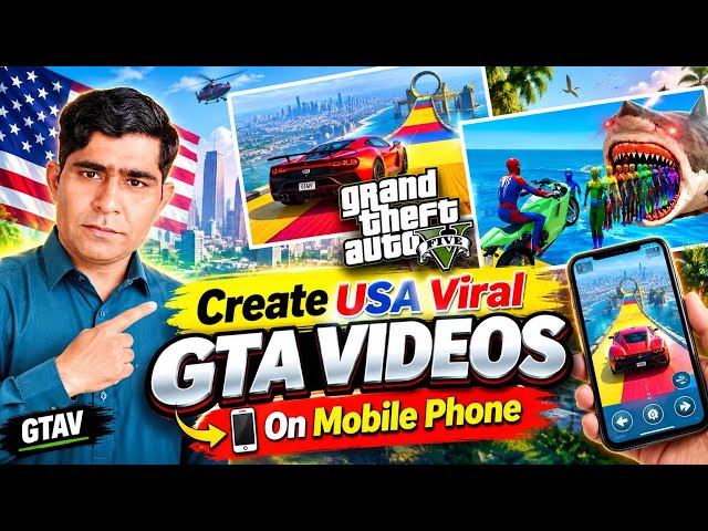 Create Viral GTA 5 Videos on Mobile Phone! 🔥 (No PC Needed)