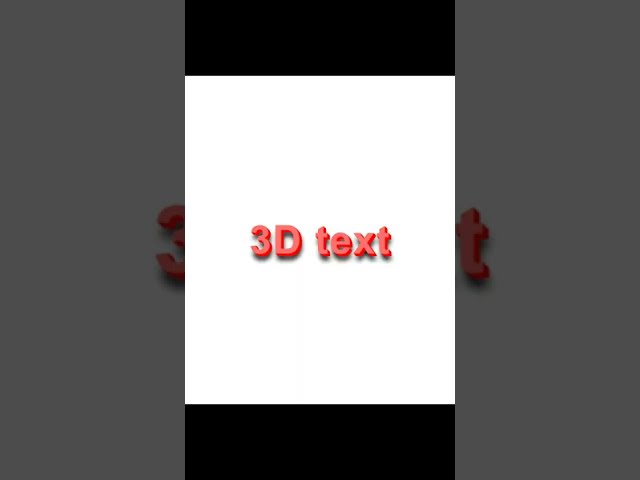CSS 3d text Effects | CSS | #shorts #shortvideo #short  #mdrakib
