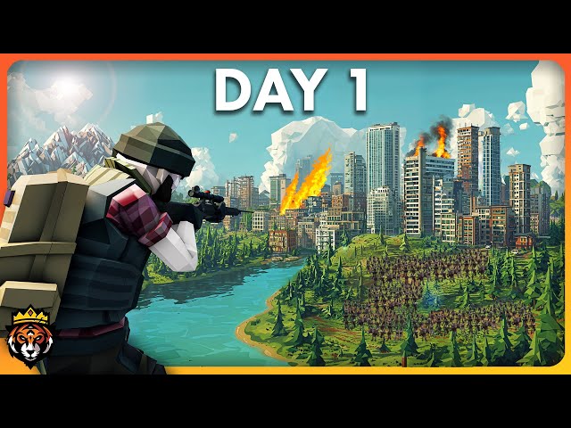 DAY 1 in the GREATEST Singleplayer Survival Game of this Year...