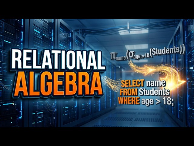 SQL & Relational Algebra Explained: Joins, Union, Intersect, and More! 🔥