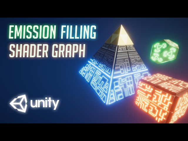 Glowy Emission Filling effect  Shader Graph - Unity Tutorial