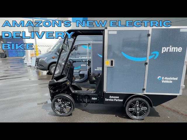 We take a ride on Amazon's new Electric Delivery Bike