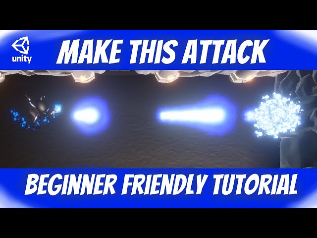 BLUE FIRE attack - Unity Tutorial