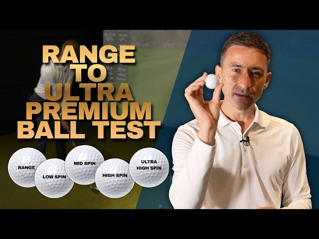 We Tested 5 Different Golf Balls (The Data Will Shock You!)
