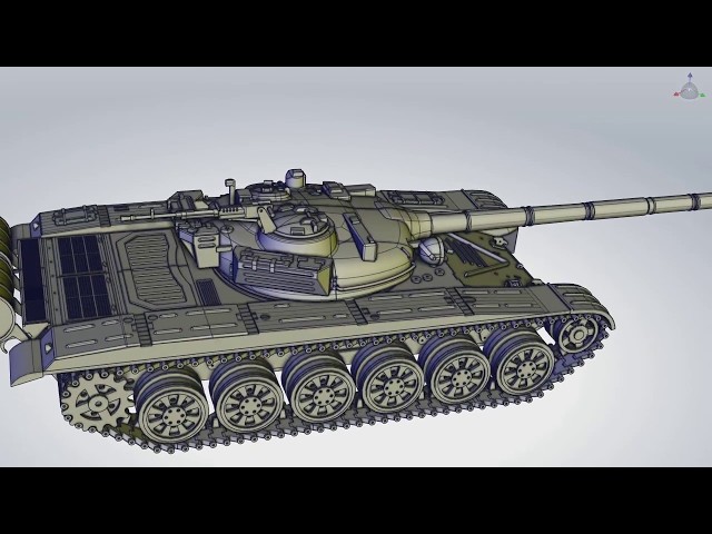 T-72 Scale model (created in CATIA from blueprints)