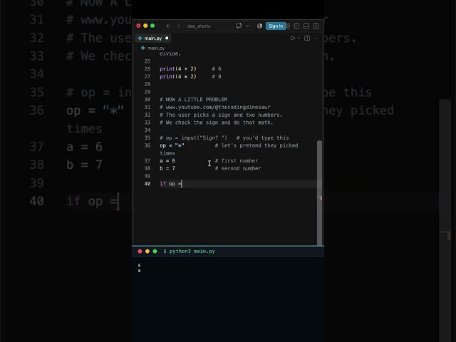 Build a calculator in Python (beginner project)