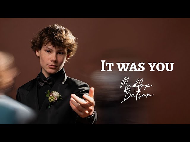 Maddox Batson - It Was You (Official Lyric Video)