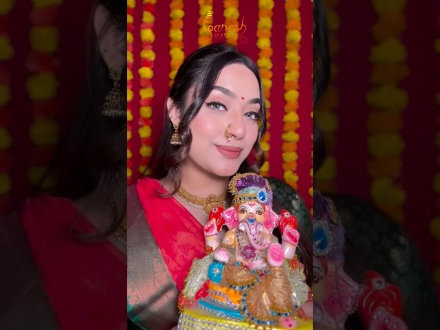 ✨Ganesh Chaturthi Makeup Tutorial❤️🙏 | #shorts #ganeshchaturthi #trending #makeuptutorial #makeup