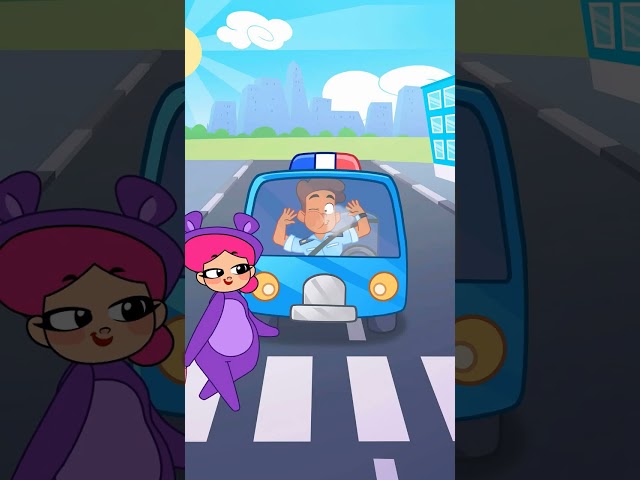 Don't Cross the Road at the Red Light! 🚦🚗 Traffic Safety with Mom