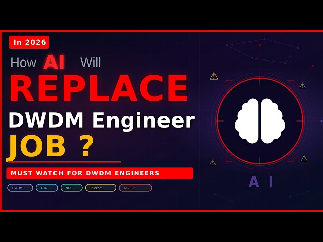 AI in DWDM Network | How AI Will Transform NOC Operations | Telecom Engineer Must Watch 2026