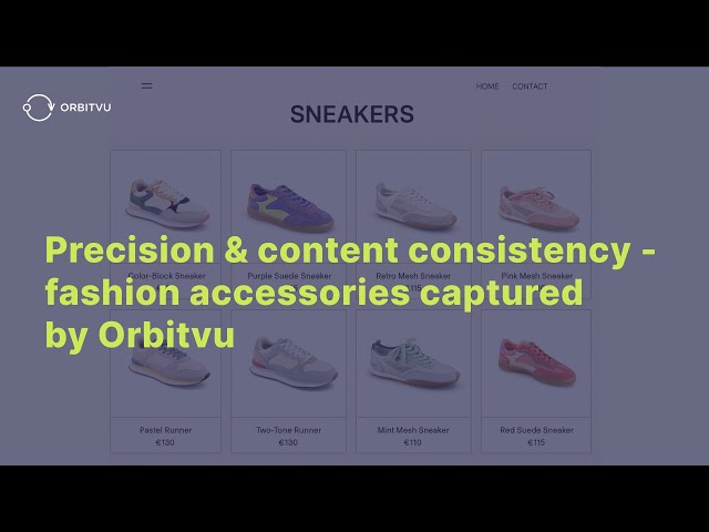 Automated Fashion Accessories Photography with Orbitvu Alphashot Pro G2 | Sneakers, Bags & Belts
