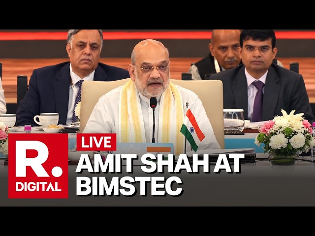 LIVE: Amit Shah Chairs First BIMSTEC Home Ministers' Meeting In New Delhi