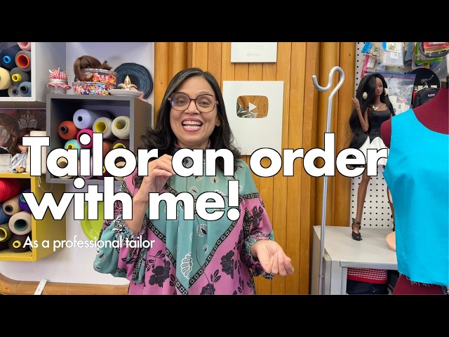 Come Tailor an Order With me as a Professional Tailor! - Day in my life