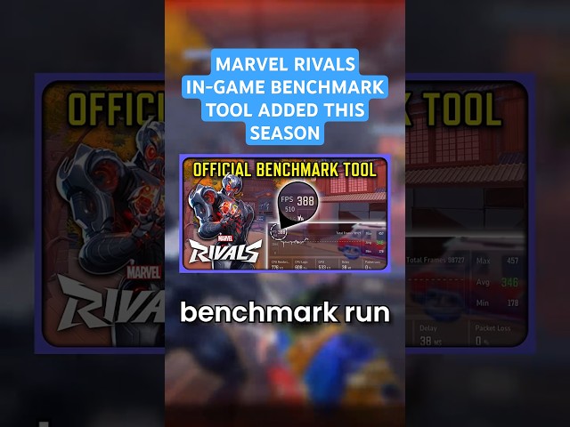 Marvel Rivals PC Performance Tool & Settings! #gaming #marvelrivals #marvel  #pcgaming