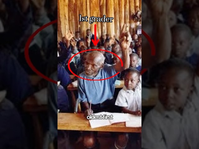 THE WORLD’S OLDEST 1st GRADER!
