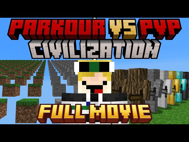 Minecraft Parkour Civilization VS PVP Civilization [FULL MOVIE]