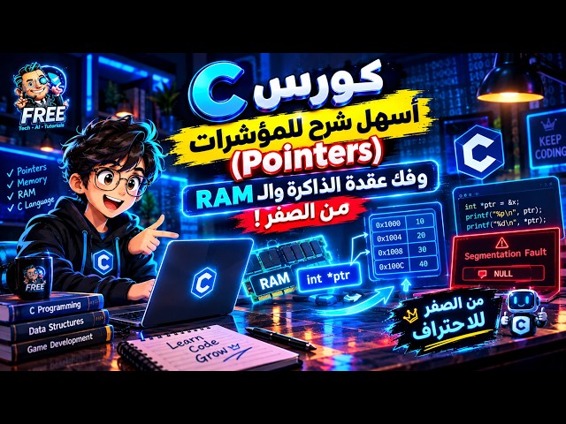 C Pointers Explained Simply! Demystifying Memory and RAM in 3 Minutes 🔥