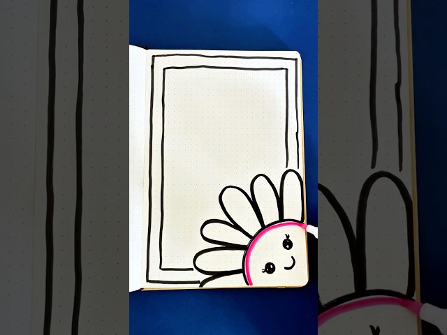 Cute front page border design ideas for project #art #diy #satisfying #shorts #doodle