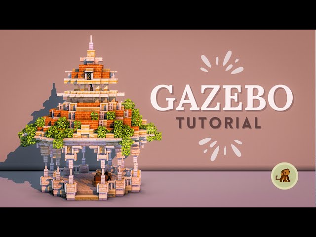 A Baroque Gazebo 🌼 | Relaxing Minecraft Tutorial
