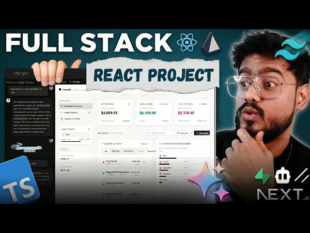 Full Stack React Project ( Agentic App Builder ) - Next JS, Supabase, Typescript, Cline, Shadcn 🔥🔥