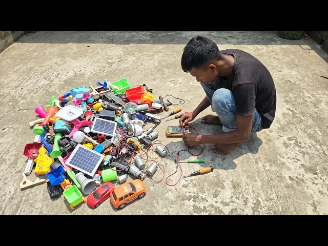 Breaking and Opening Huge Scrap Toys | Awesome DIY DC Motor Ideas | Abir Maker