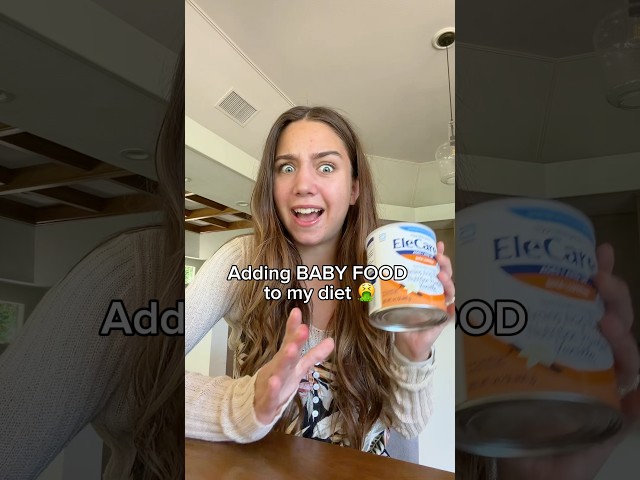 Never thought at almost 22, I’d be drinking baby formula 🤷‍♀️ #MCAS #chronicillness