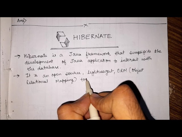 Introduction to HIBERNATE Framework
