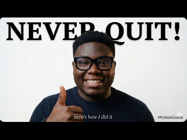 How to never quit your coding journey (Stay Consistent)