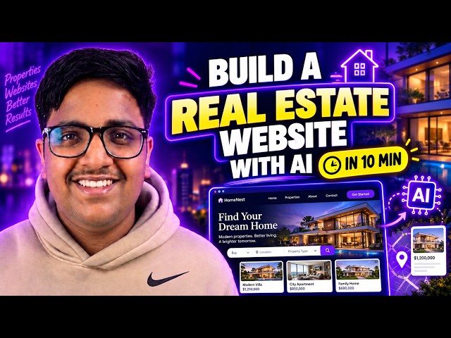 How To Create a Real Estate Website in 10 Minutes Without Coding Using AI