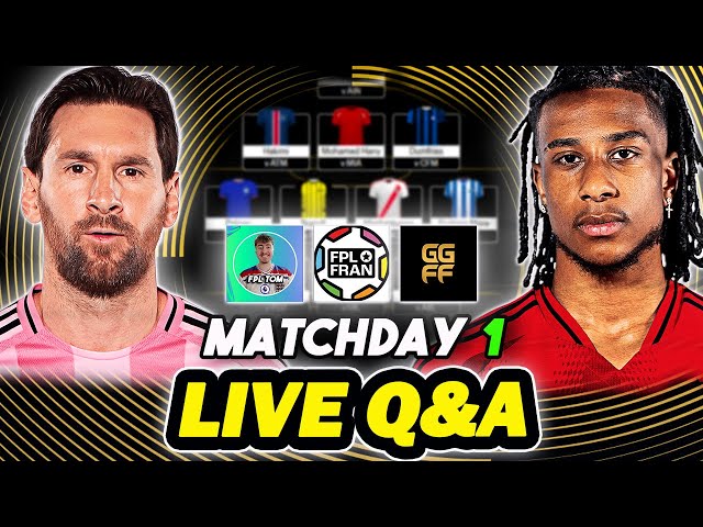 LIVE FIFA CLUB WORLD CUP 2025 FANTASY FOOTBALL Q&A with @FPLFran & @GoldenGoalFF
