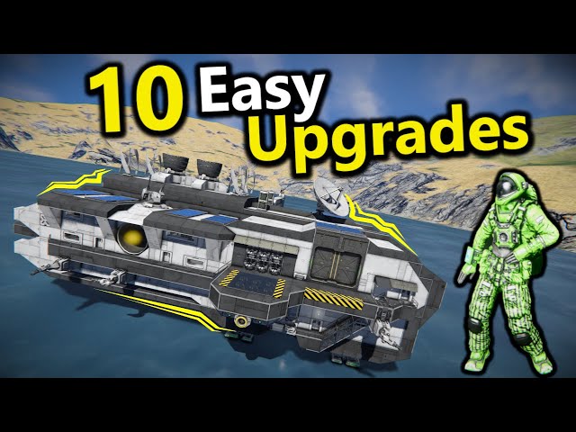 10 Easy & Essential Upgrades: Space Engineers Tutorial