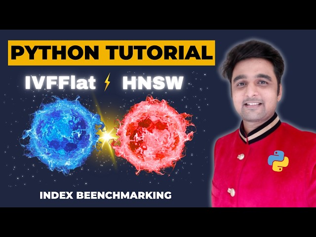 Speed vs Accuracy - IVFFlat vs HNSW Benchmark in PGVector (PostgreSQL) | Python Tutorial