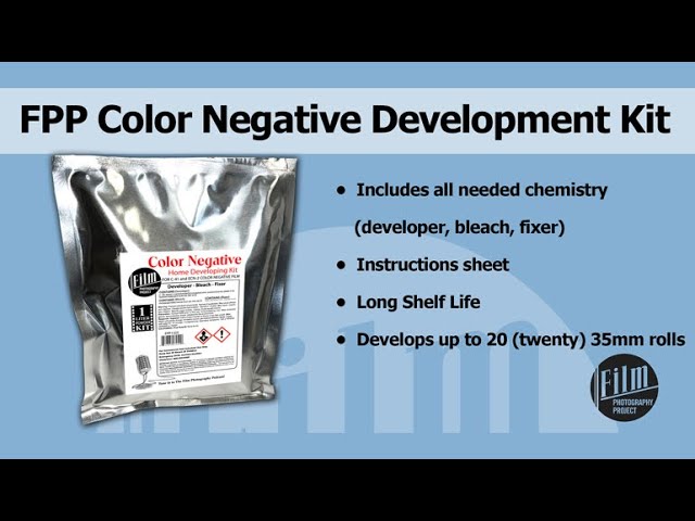 FPP Color Negative Kit - Develop Film At Home!