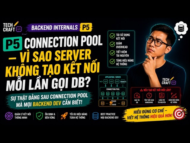 🔒⚙️ Backend Internals P5: Connection Pool — Why Doesn't the Server Establish a Connection Every T...