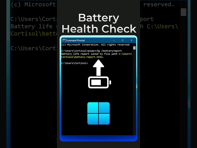 Check Battery Health On Windows Laptops Easily