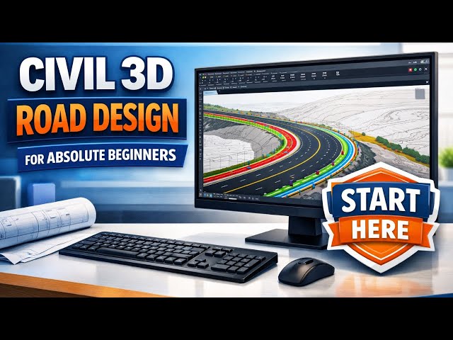 Road Design with Civil 3D for Absolute Beginners
