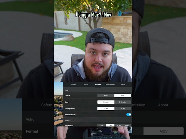 Drone Tip - Best Video Settings Dji Mini 3 | #shorts