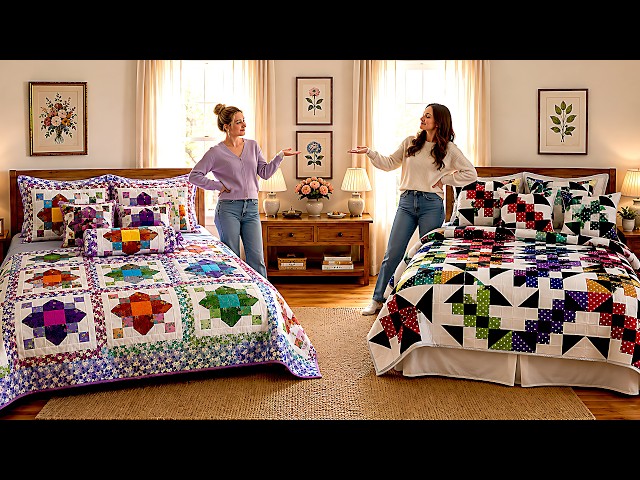 Two Simple Ideas You'll Want To Try Asap! Patchwork Quilt Sewing Ideas // Creative Sewing Ideas