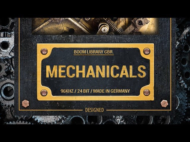 BOOM Library Sound FX - MECHANICALS - Teaser