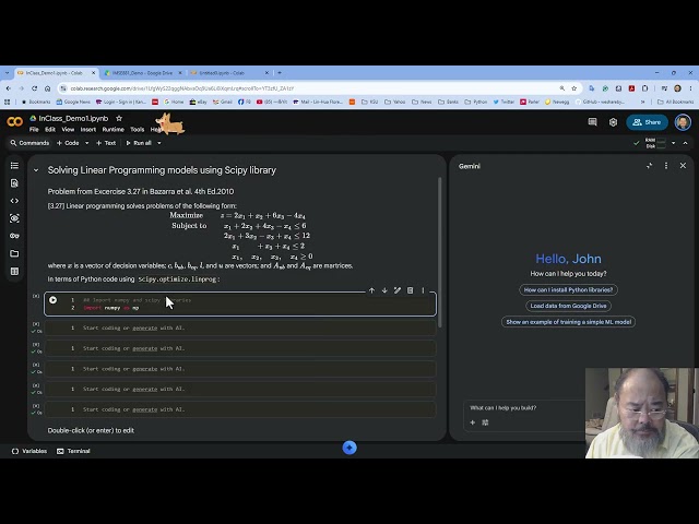 Solving Linear Programming models using Scipy (basic)