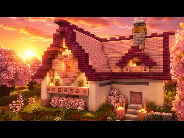 Minecraft’s COZIEST Cherry Blossom Cottage 🌸 | Build Tutorial