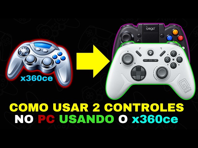 Xbox 360 Controller Emulator COM USAR 2 CONTROLES OU MAIS NO PC Para JOGAR COM OS AMIGOS