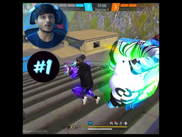 New Superfast Movement Combo for CS Rank 🔥 Character Skill Combination Free Fire #shorts