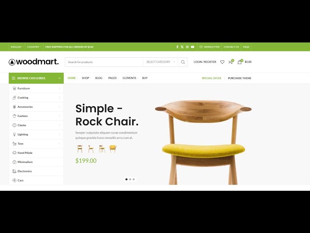 Woodmart Theme Practice project